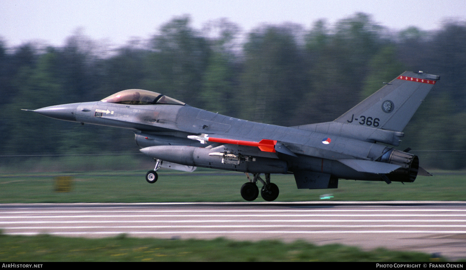 Aircraft Photo of J-366 | General Dynamics F-16A Fighting Falcon | Netherlands - Air Force | AirHistory.net #666326