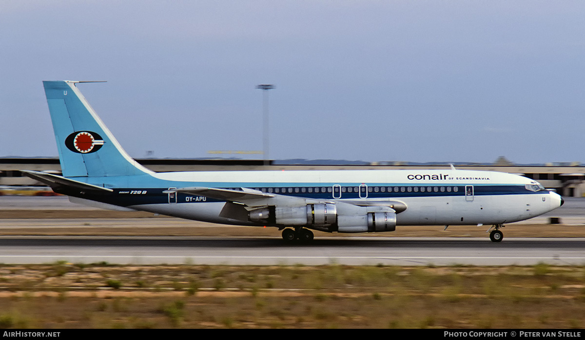 Aircraft Photo of OY-APU | Boeing 720-051B | Conair of Scandinavia | AirHistory.net #666347