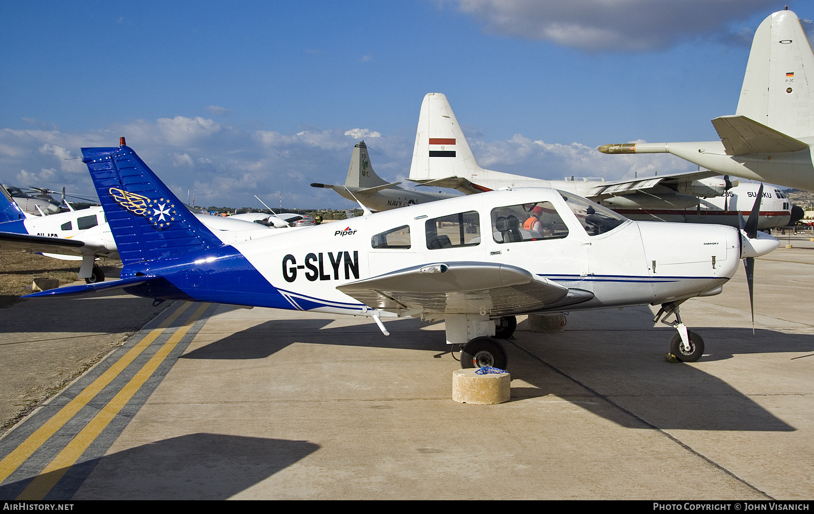 Aircraft Photo of G-SLYN | Piper PA-28-161 Warrior II | European Pilot Academy | AirHistory.net #666416