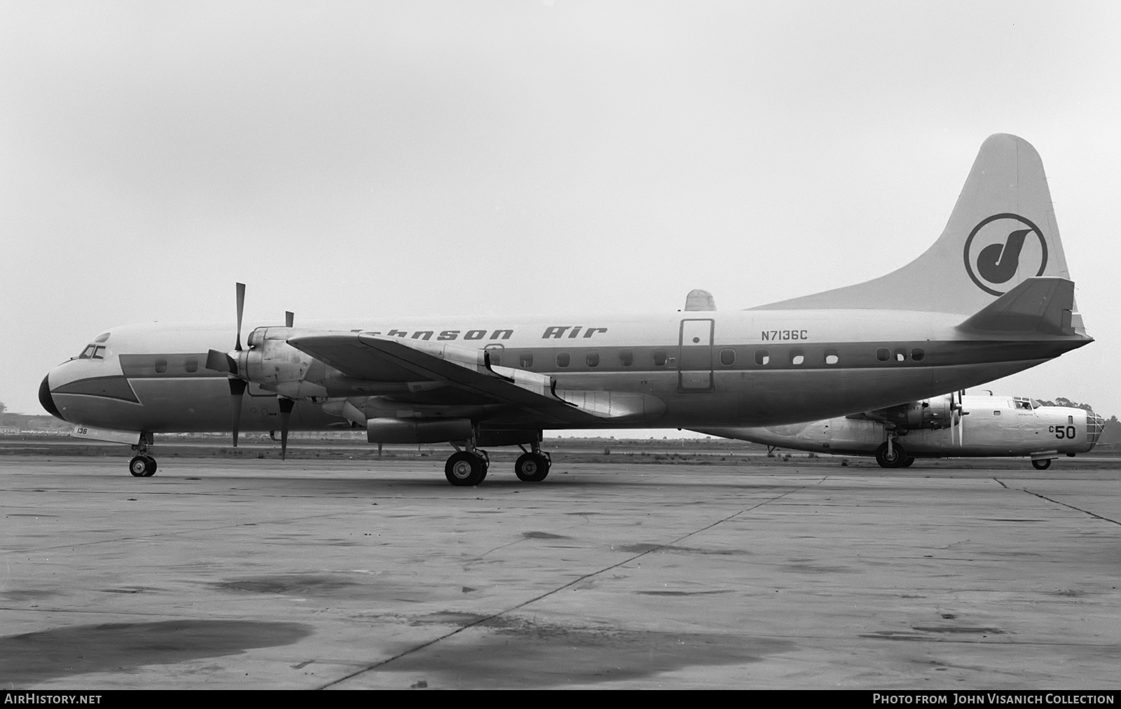 Aircraft Photo of N7136C | Lockheed L-188A Electra | Johnson Air | AirHistory.net #666422