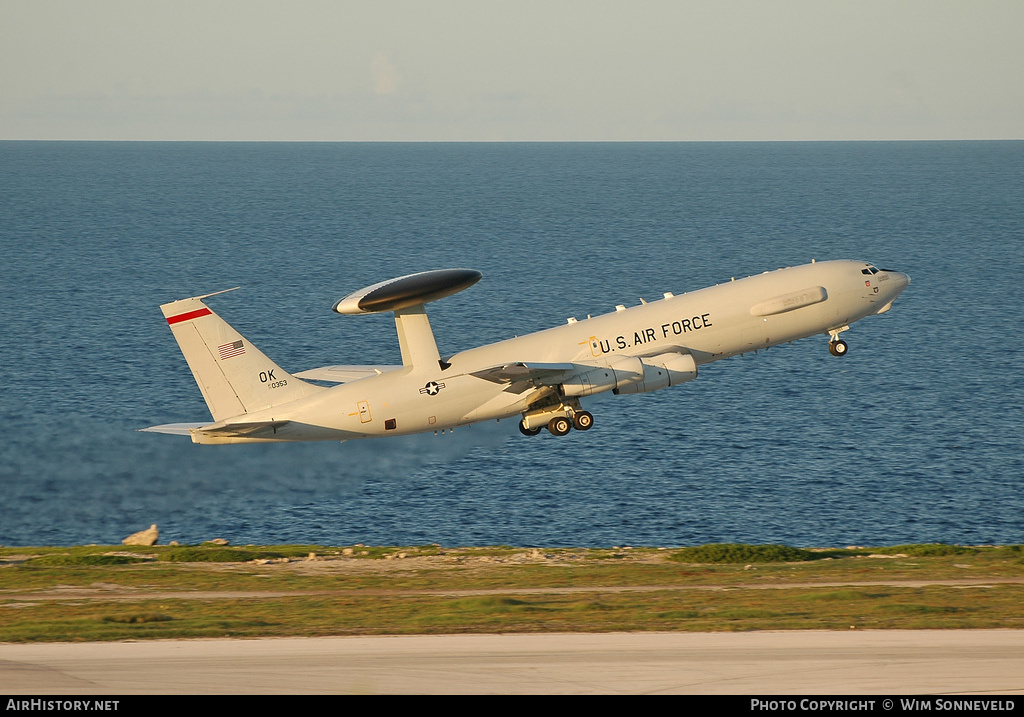 Aircraft Photo of 77-0353 / AF77-0353 | Boeing E-3B Sentry | USA - Air Force | AirHistory.net #666432