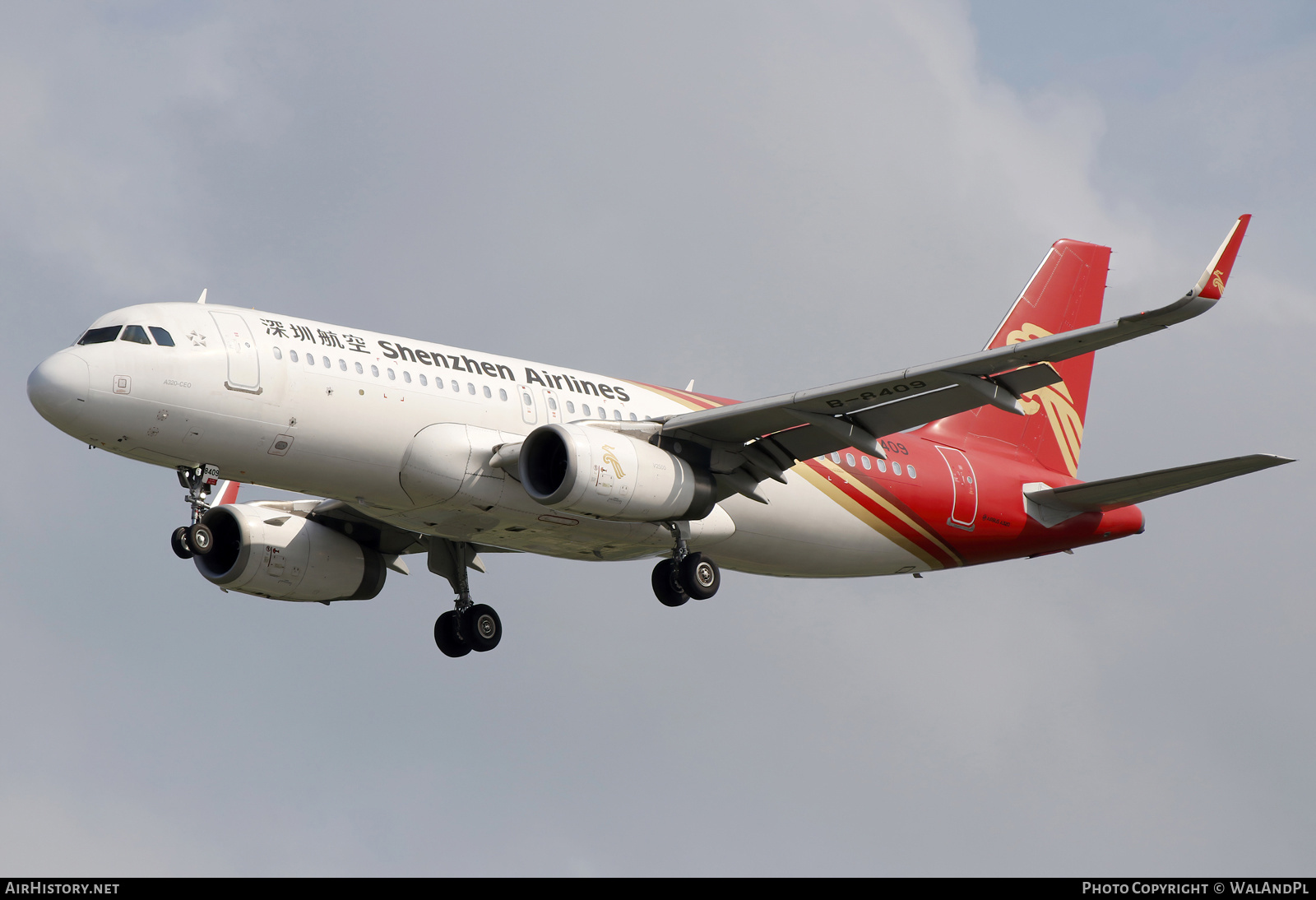 Aircraft Photo of B-8409 | Airbus A320-232 | Shenzhen Airlines | AirHistory.net #666437