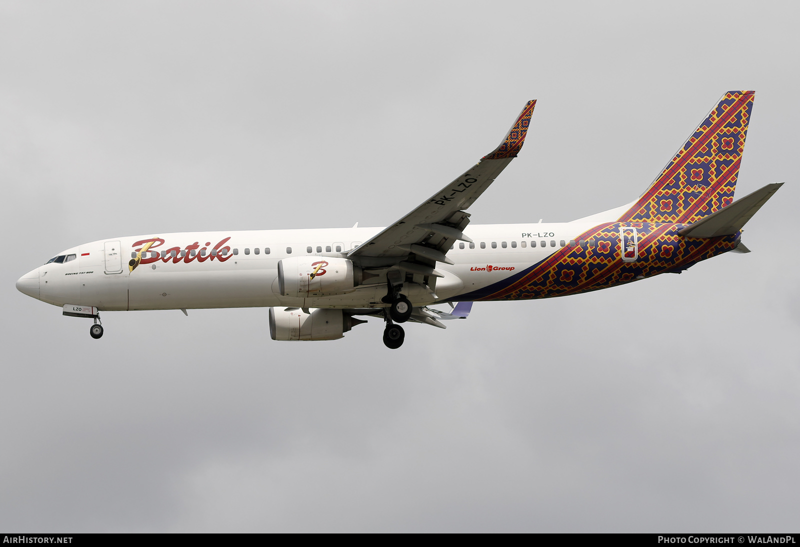 Aircraft Photo of PK-LZO | Boeing 737-800 | Batik Air | AirHistory.net #666441