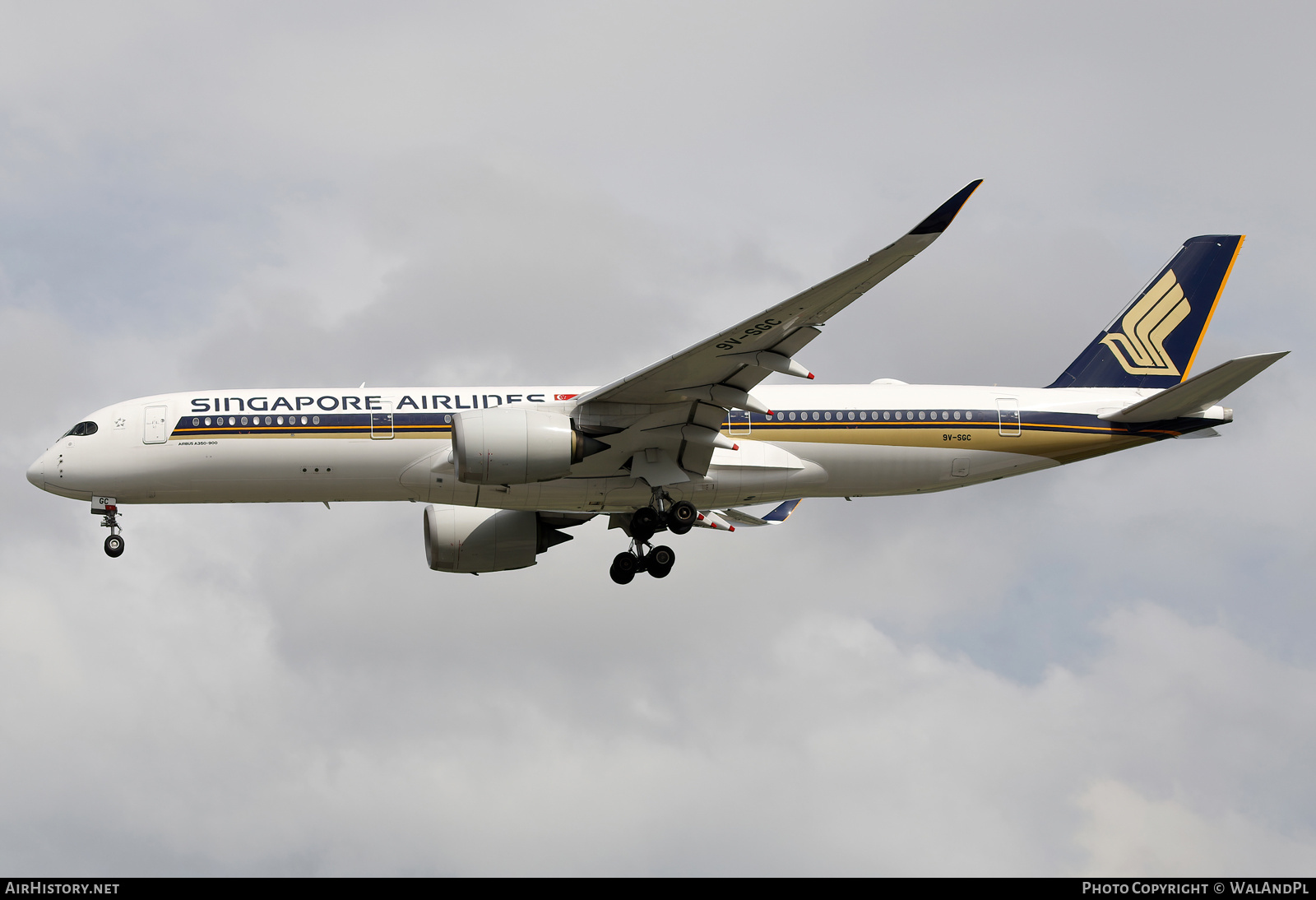 Aircraft Photo of 9V-SGC | Airbus A350-941ULR | Singapore Airlines | AirHistory.net #666448