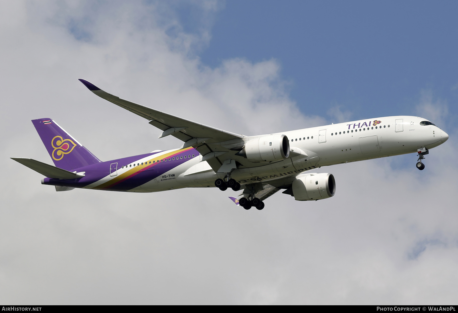 Aircraft Photo of HS-THM | Airbus A350-941 | Thai Airways International | AirHistory.net #666456