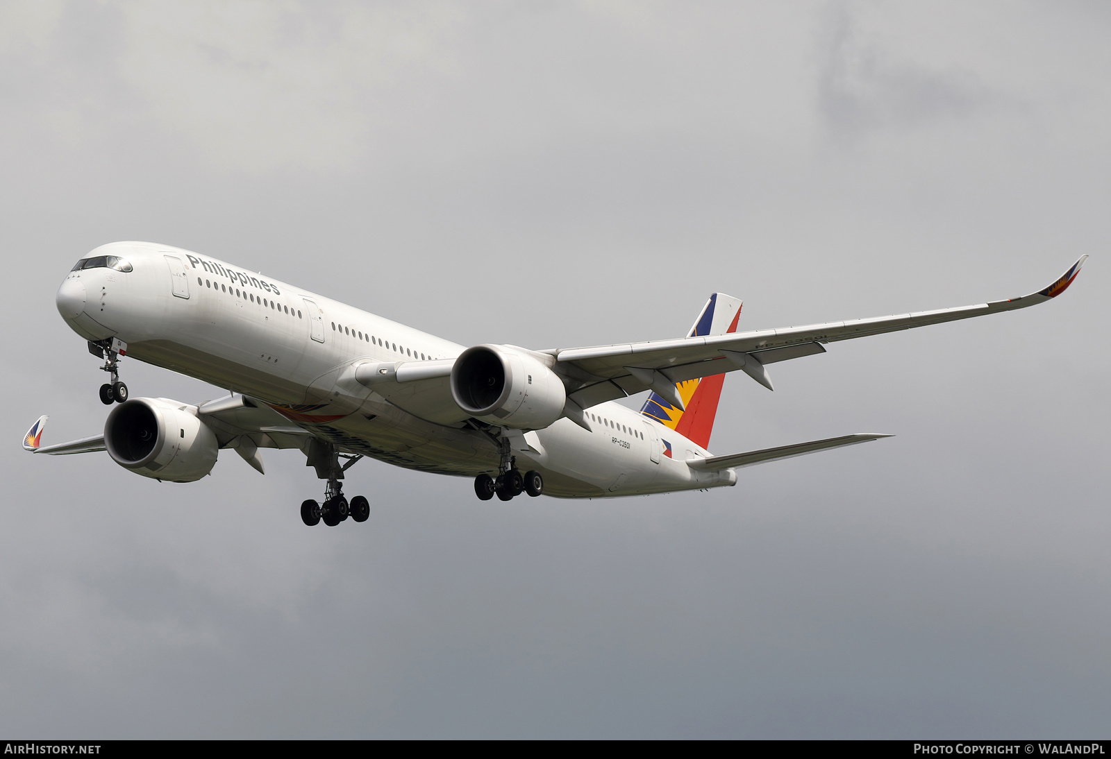 Aircraft Photo of RP-C3501 | Airbus A350-941 | Philippine Airlines | AirHistory.net #666462