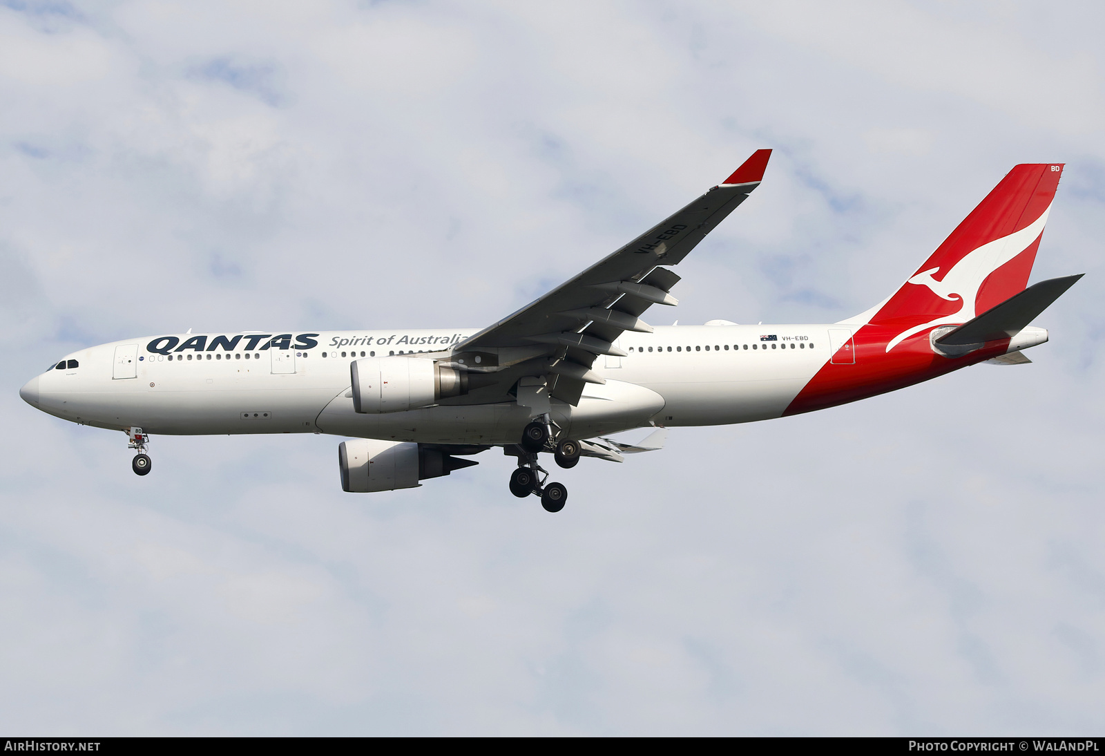 Aircraft Photo of VH-EBD | Airbus A330-202 | Qantas | AirHistory.net #666463