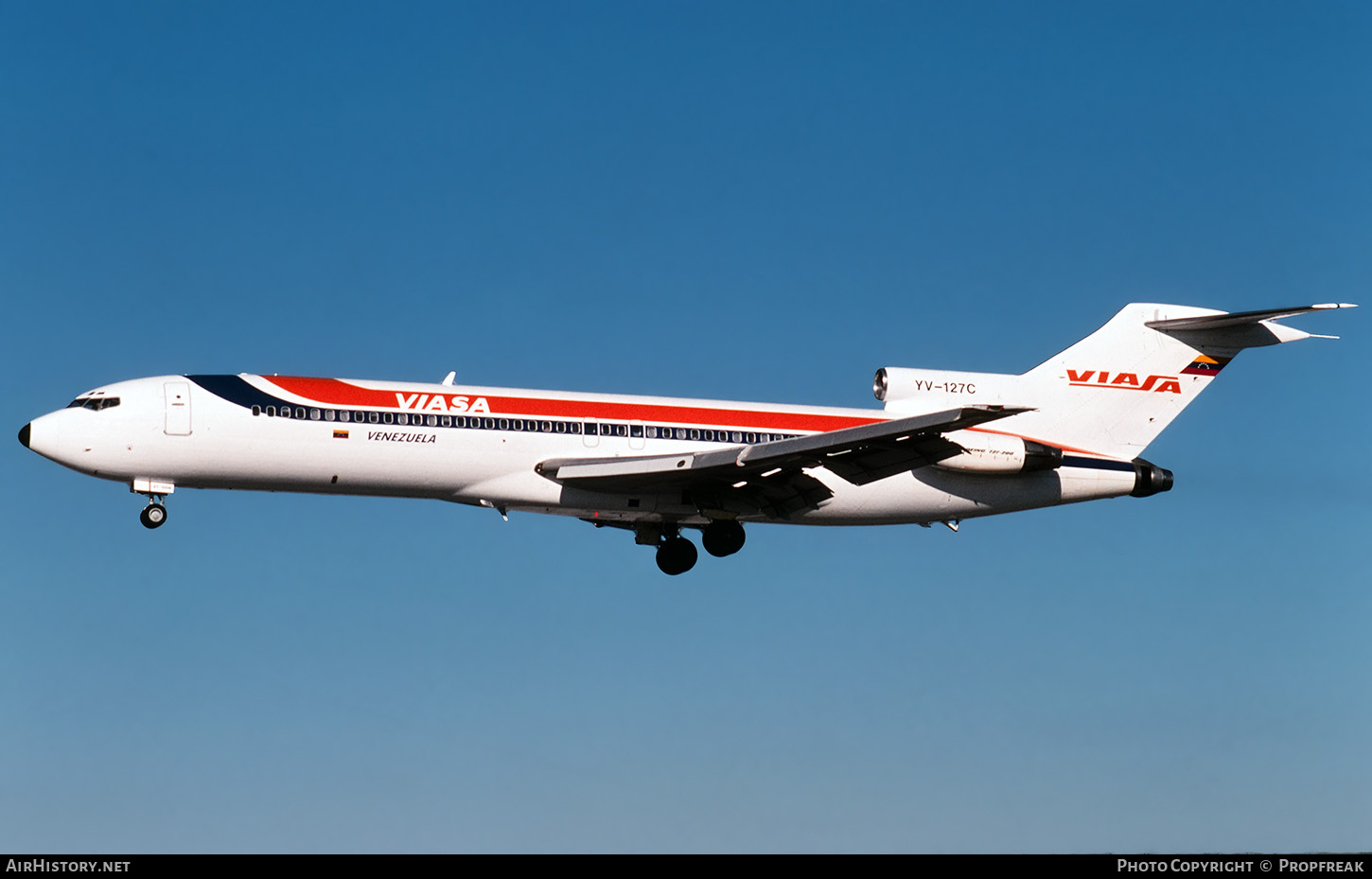 Aircraft Photo of YV-127C | Boeing 727-256/Adv | Viasa | AirHistory.net #666471