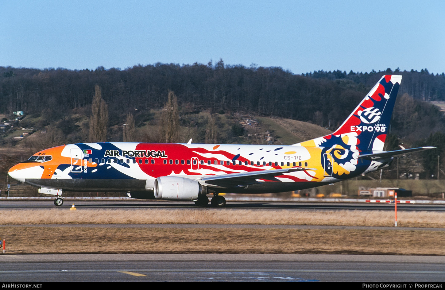 Aircraft Photo of CS-TIB | Boeing 737-382 | TAP Air Portugal | AirHistory.net #666487