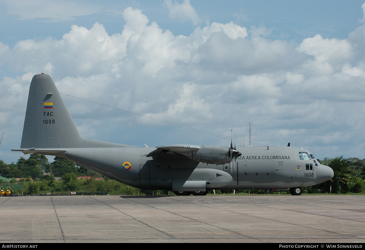 Aircraft Photo of FAC1008 | Lockheed C-130B Hercules (L-282) | Colombia - Air Force | AirHistory.net #666501