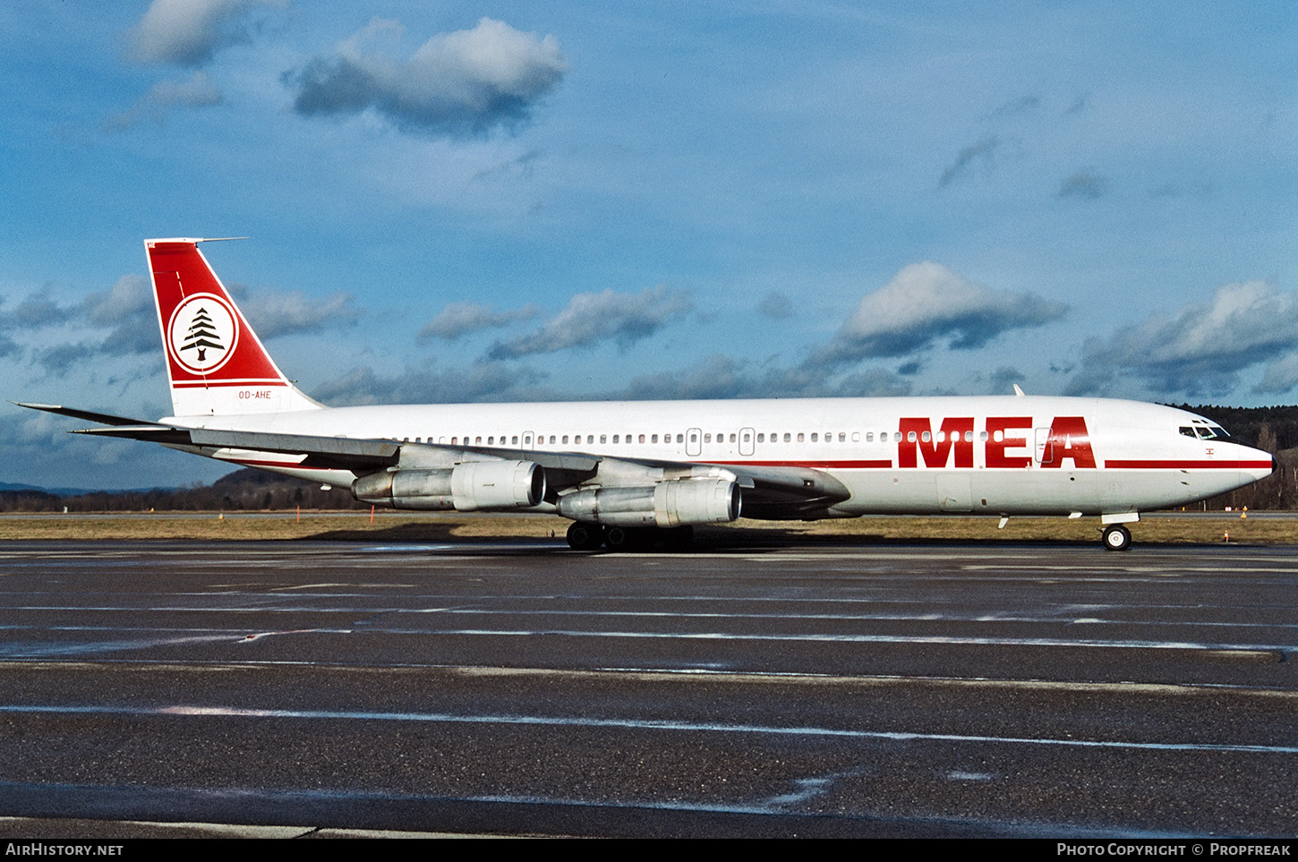 Aircraft Photo of OD-AHE | Boeing 707-323C | MEA - Middle East Airlines | AirHistory.net #666509