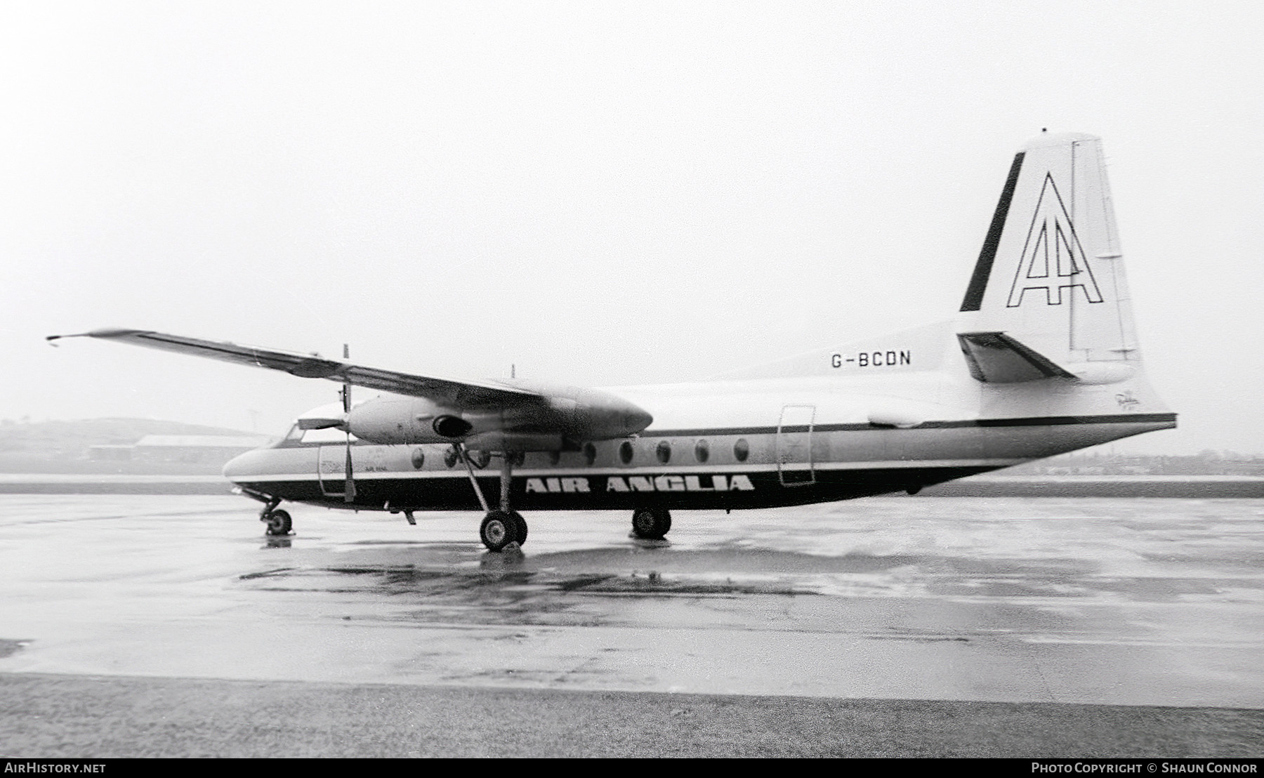 Aircraft Photo of G-BCDN | Fokker F27-200 Friendship | Air Anglia | AirHistory.net #666515