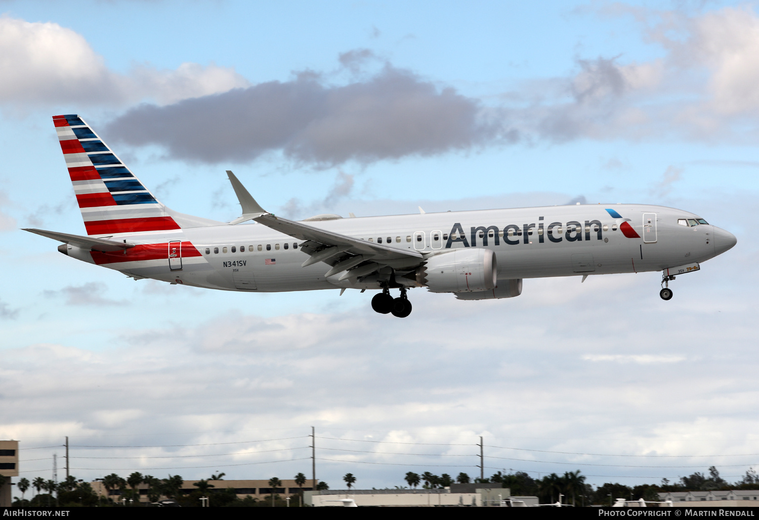 Aircraft Photo of N341SV | Boeing 737-8 Max 8 | American Airlines | AirHistory.net #666522