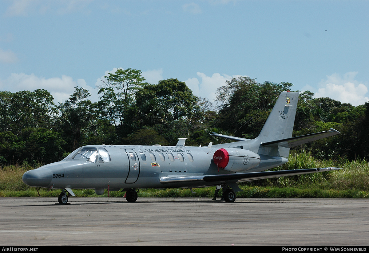 Aircraft Photo of FAC5764 | Cessna OT-47B Citation Ultra (560) | Colombia - Air Force | AirHistory.net #666547