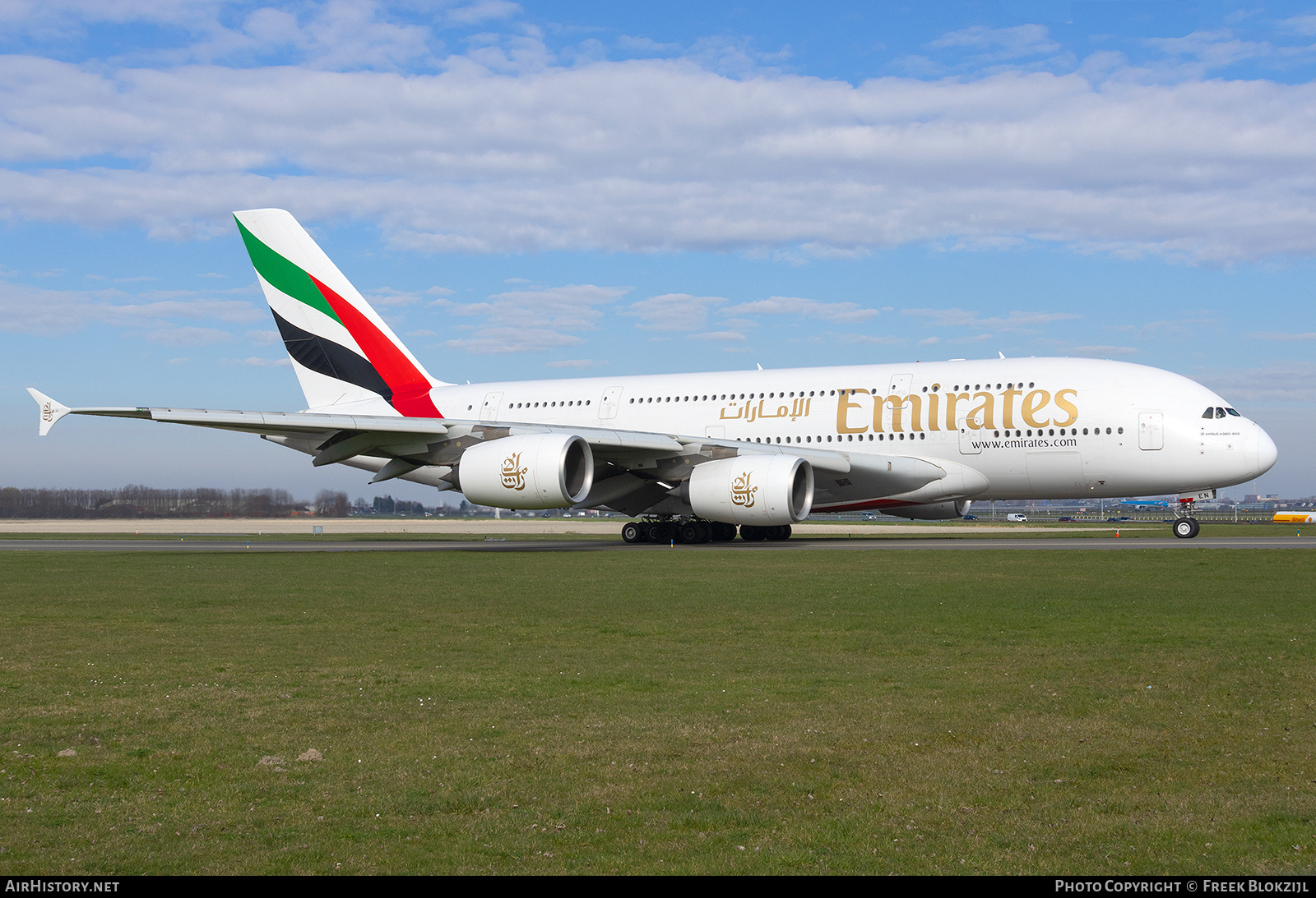 Aircraft Photo of A6-EEN | Airbus A380-861 | Emirates | AirHistory.net #666555