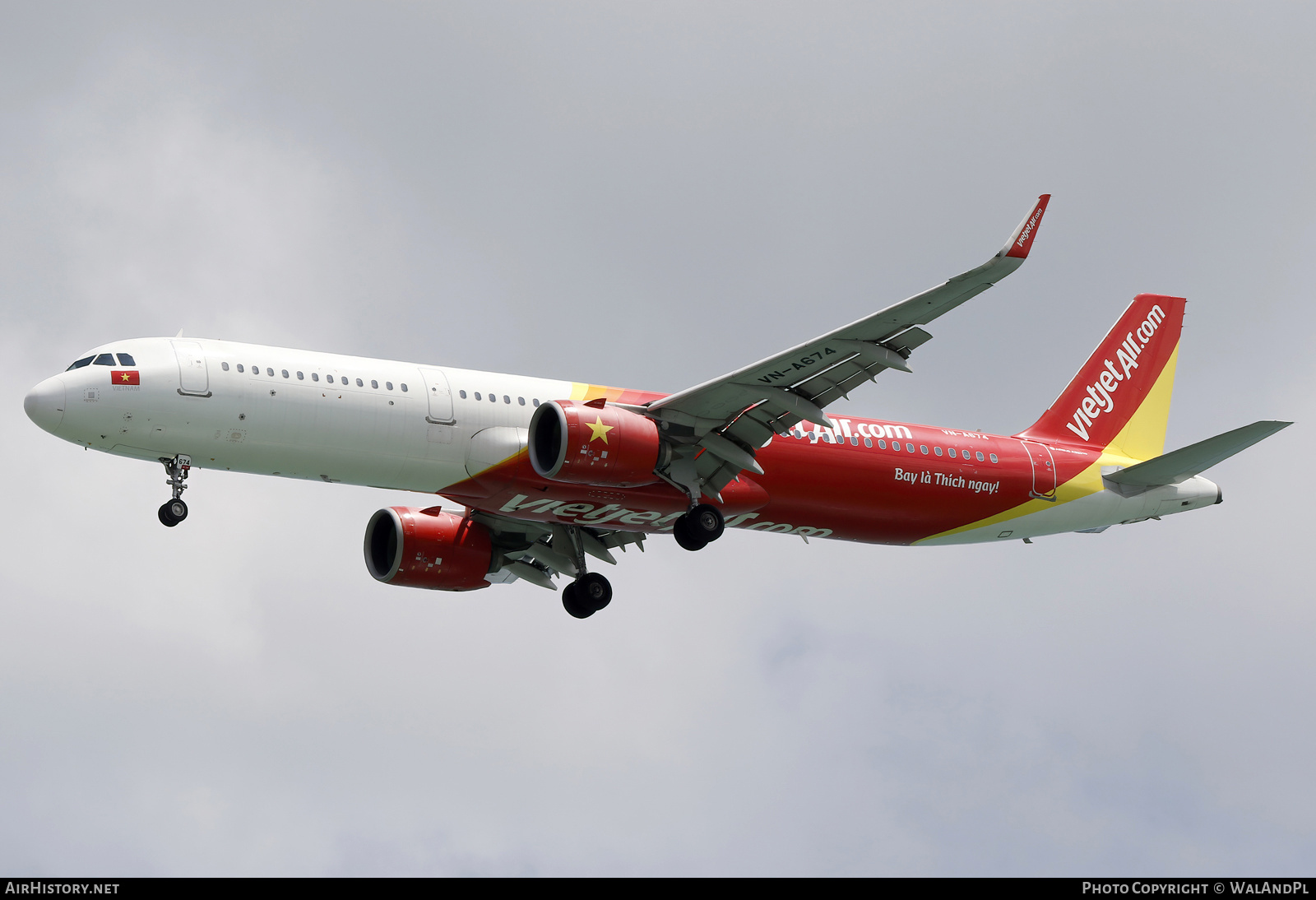 Aircraft Photo of VN-A674 | Airbus A321-271N | VietJet Air | AirHistory.net #666557
