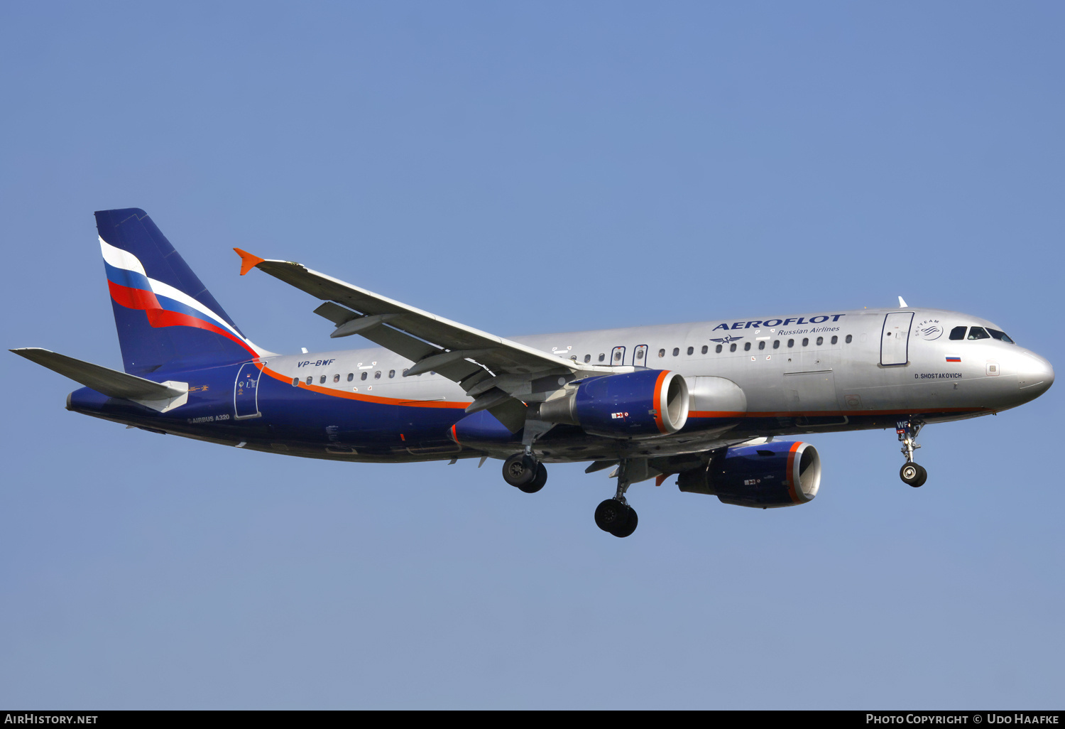 Aircraft Photo of VP-BWF | Airbus A320-214 | Aeroflot - Russian Airlines | AirHistory.net #666564