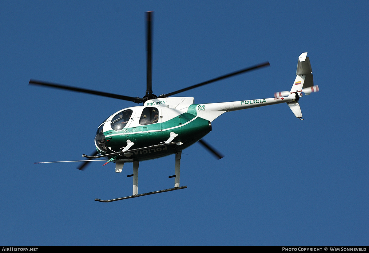 Aircraft Photo of PNC0104 | Hughes 500D (369D) | Colombia - Police | AirHistory.net #666580