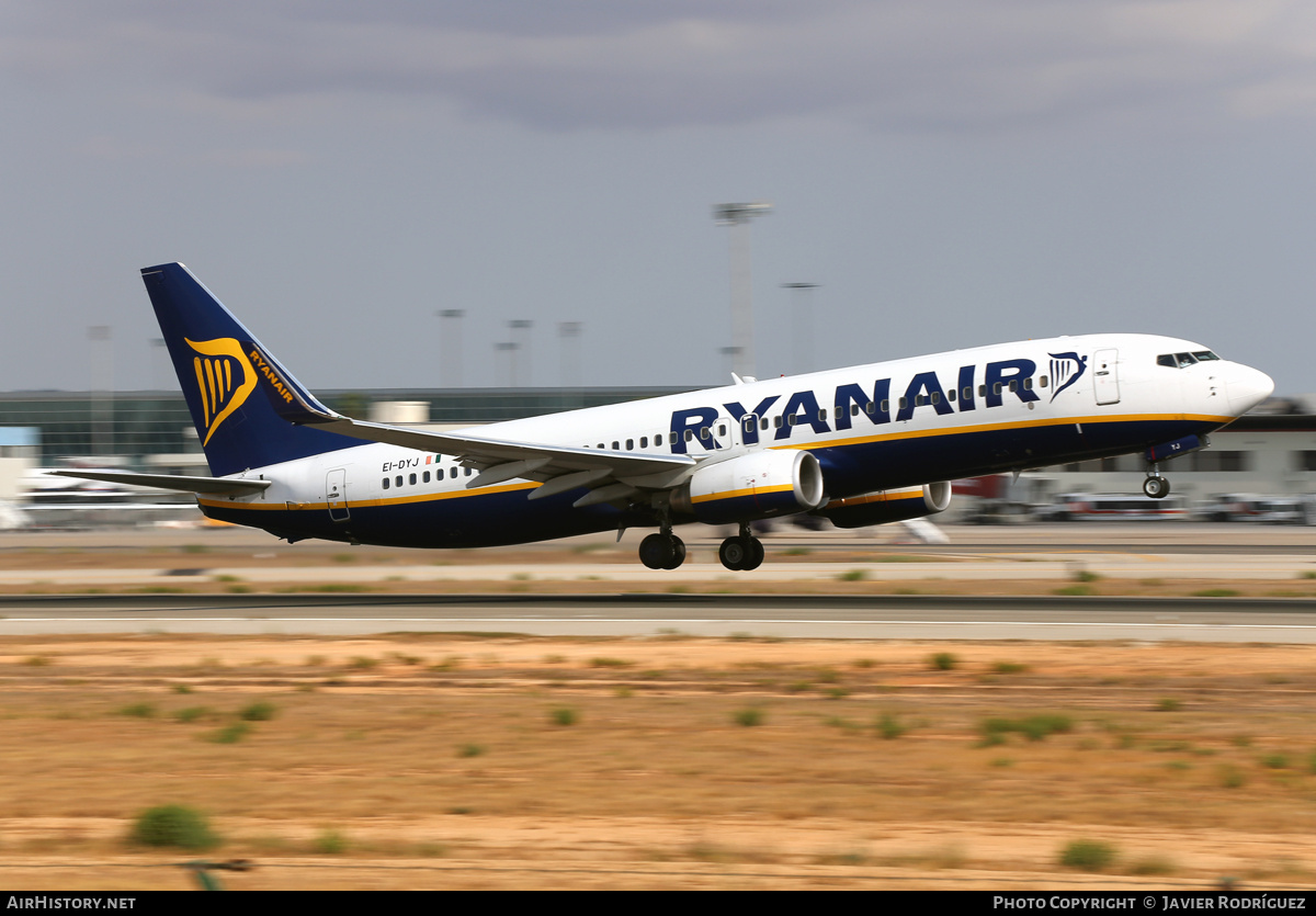 Aircraft Photo of EI-DYJ | Boeing 737-8AS | Ryanair | AirHistory.net #666601