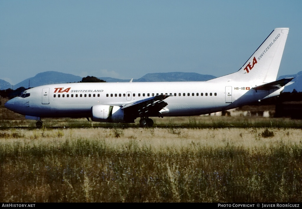 Aircraft Photo of HB-IIB | Boeing 737-3M8 | TEA Switzerland - Trans European Airways | AirHistory.net #666603