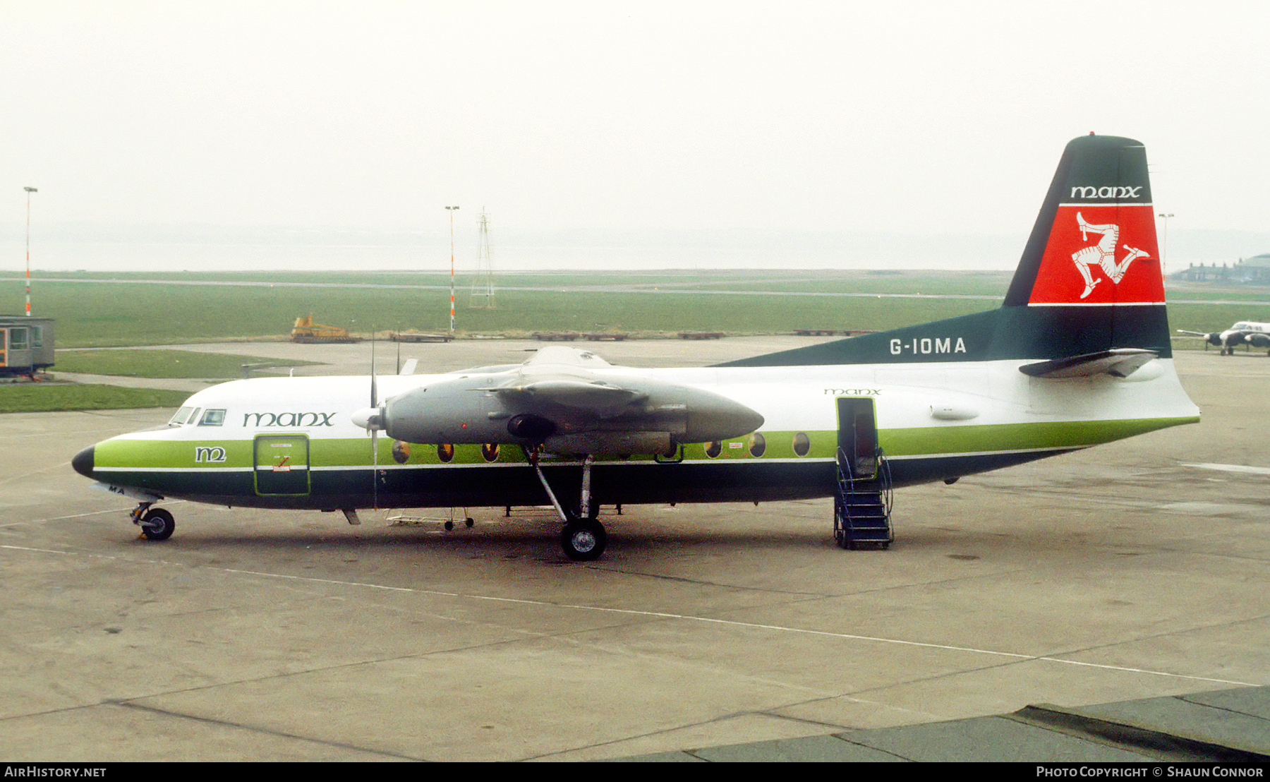 Aircraft Photo of G-IOMA | Fokker F27-100 Friendship | Manx Airlines | AirHistory.net #666606