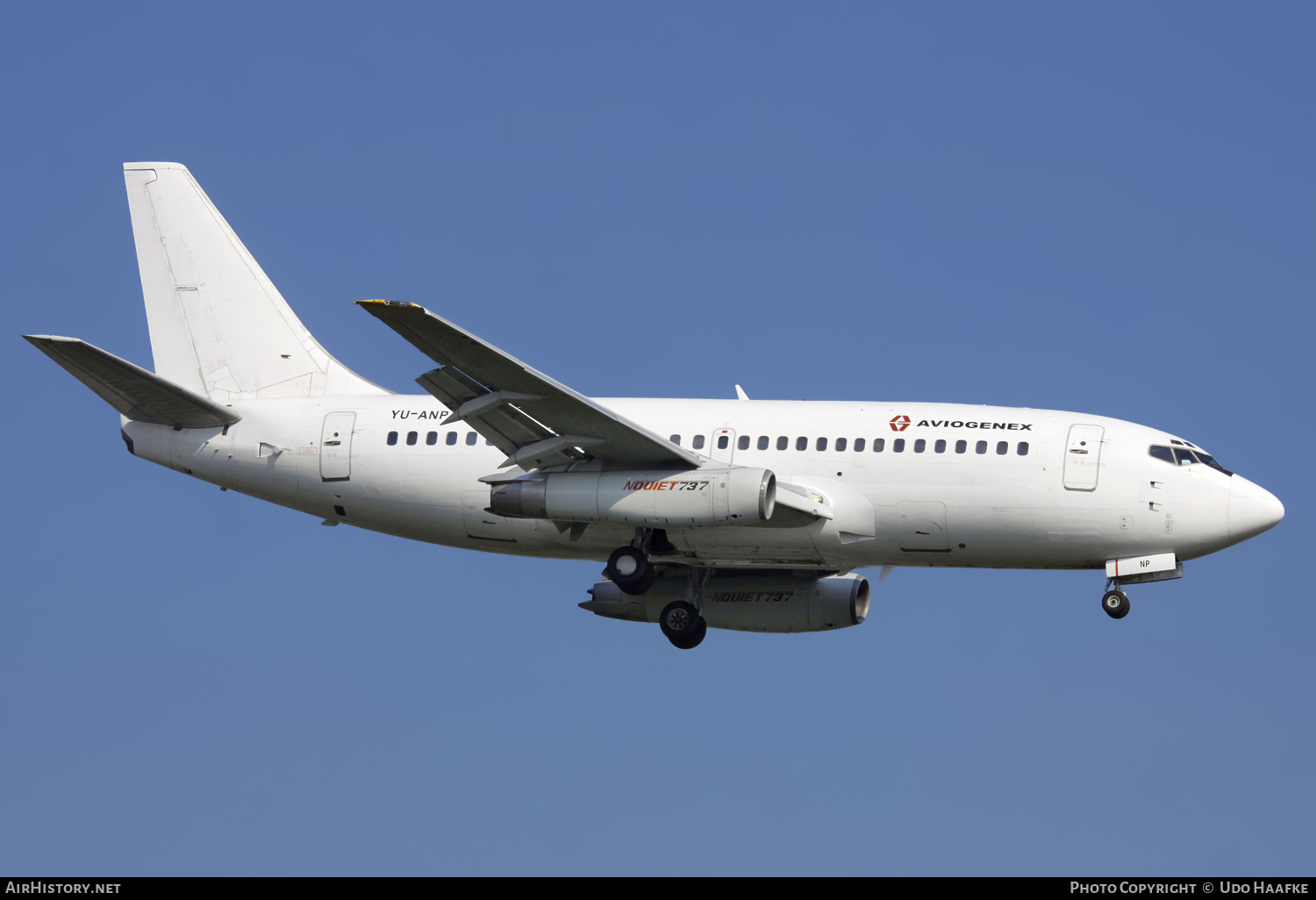 Aircraft Photo of YU-ANP | Boeing 737-2K3/Adv | Aviogenex | AirHistory.net #666614
