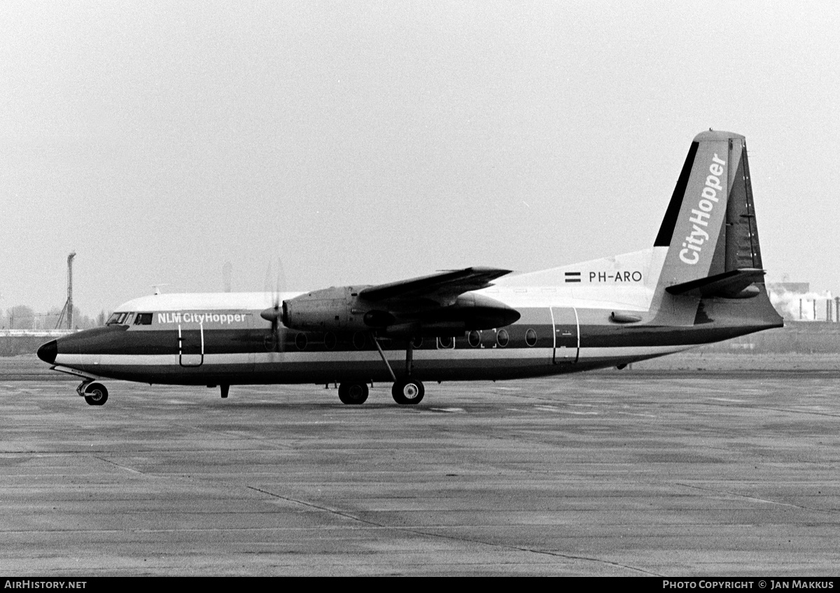 Aircraft Photo of PH-ARO | Fokker F27-400 Friendship | NLM Cityhopper | AirHistory.net #666638