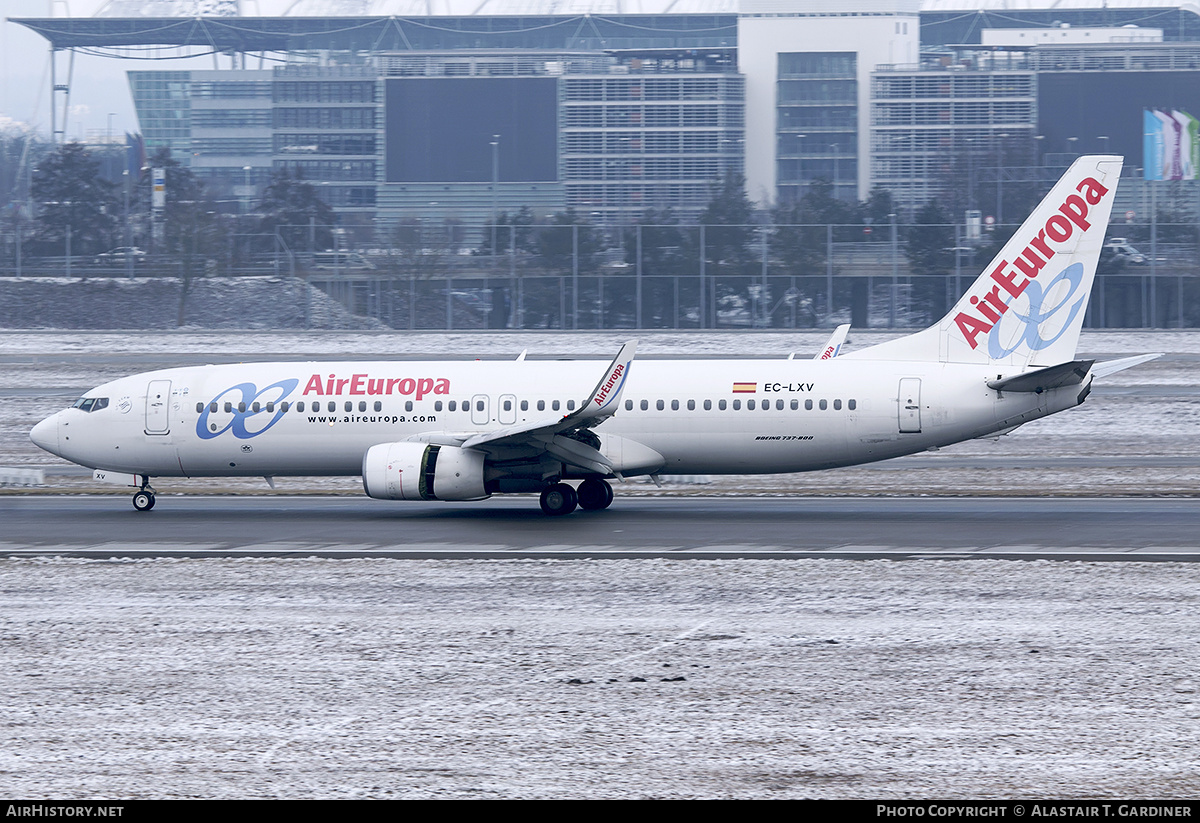 Aircraft Photo of EC-LXV | Boeing 737-85P | Air Europa | AirHistory.net #666643