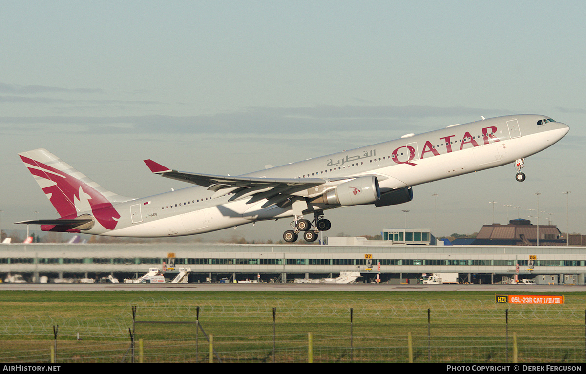 Aircraft Photo of A7-AEG | Airbus A330-302 | Qatar Airways | AirHistory.net #666645