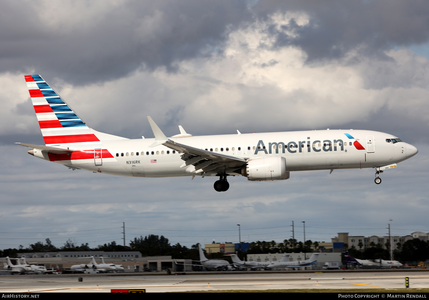 Aircraft Photo of N316RK | Boeing 737-8 Max 8 | American Airlines | AirHistory.net #666654