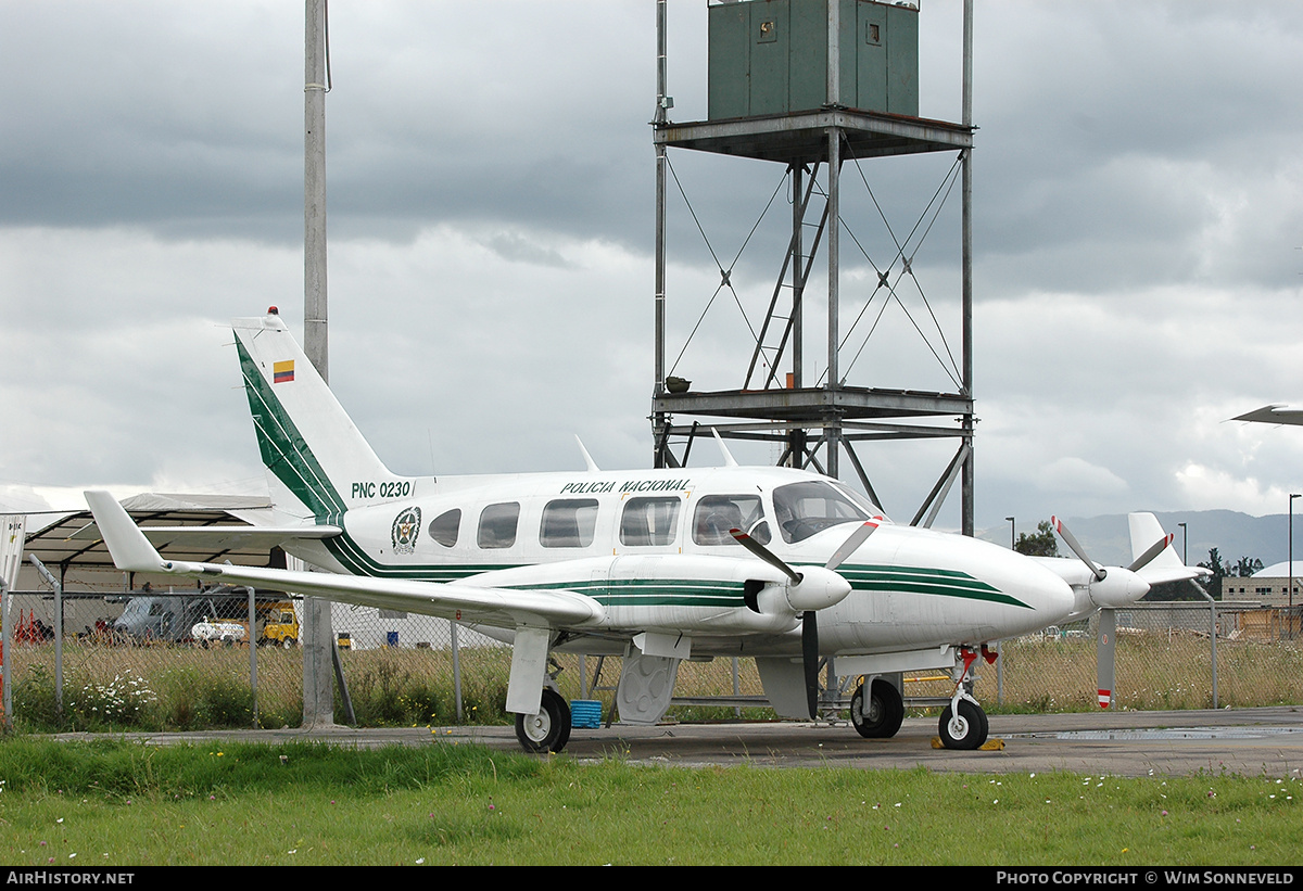 Aircraft Photo of PNC0230 | Piper PA-31-325 Navajo II | Colombia - Police | AirHistory.net #666664