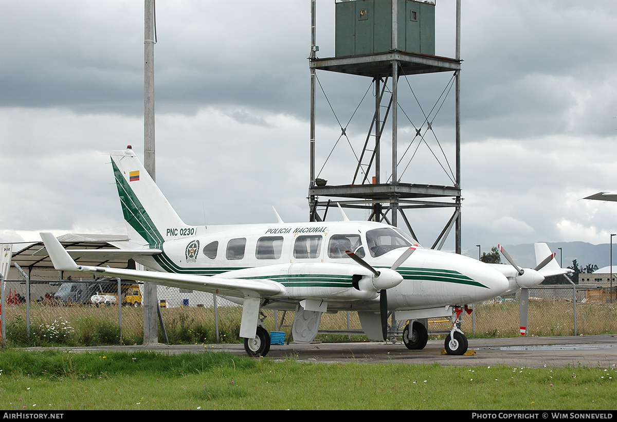 Aircraft Photo of PNC-0230 | Piper PA-31-325 Navajo C/R/Colemill Panther Navajo | Colombia - Police | AirHistory.net #666664