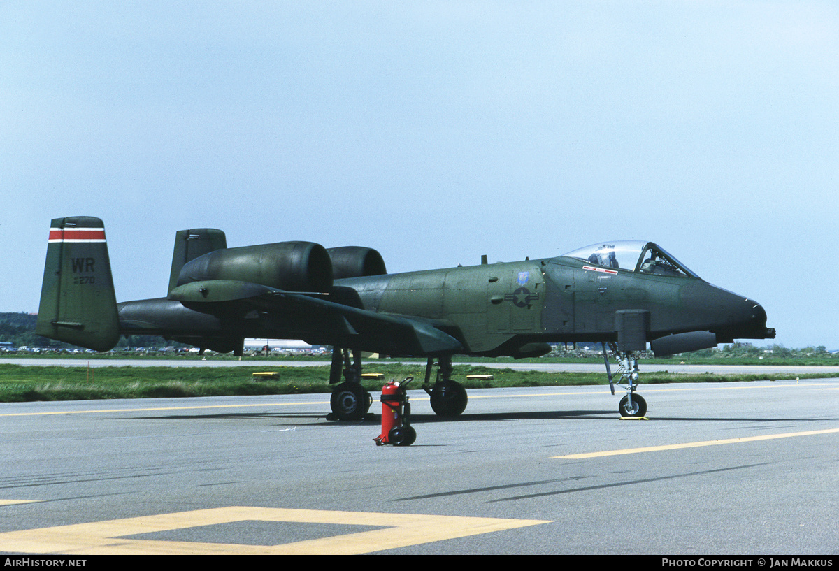 Aircraft Photo of 80-0270 | Fairchild A-10A Thunderbolt II | USA - Air Force | AirHistory.net #666682