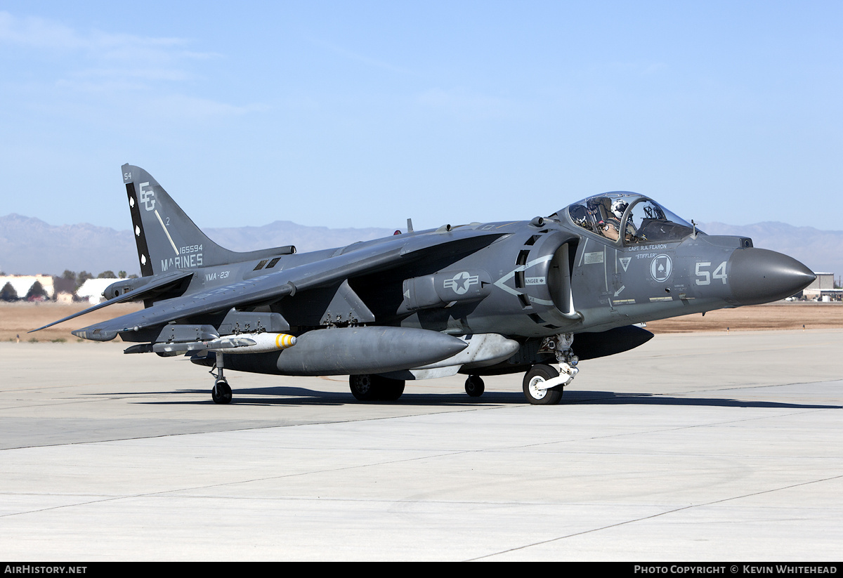 Aircraft Photo of 165594 | Boeing AV-8B(R) Harrier II+ | USA - Marines | AirHistory.net #666704