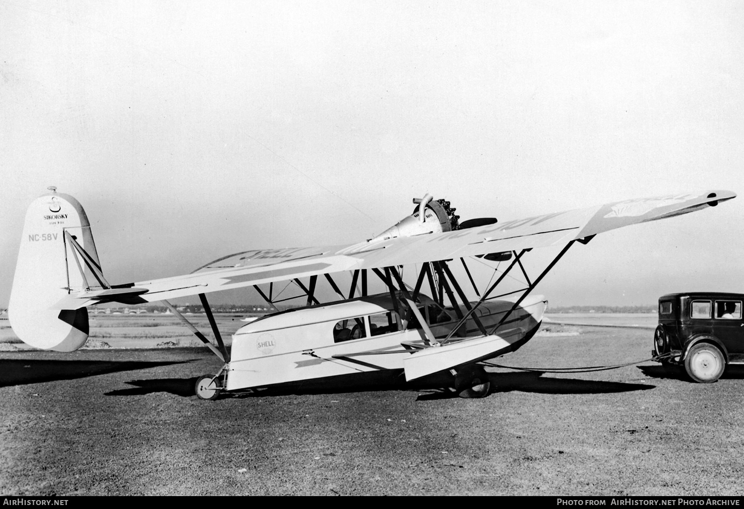 Aircraft Photo of NC58V | Sikorsky S-39B | Shell | AirHistory.net #666706