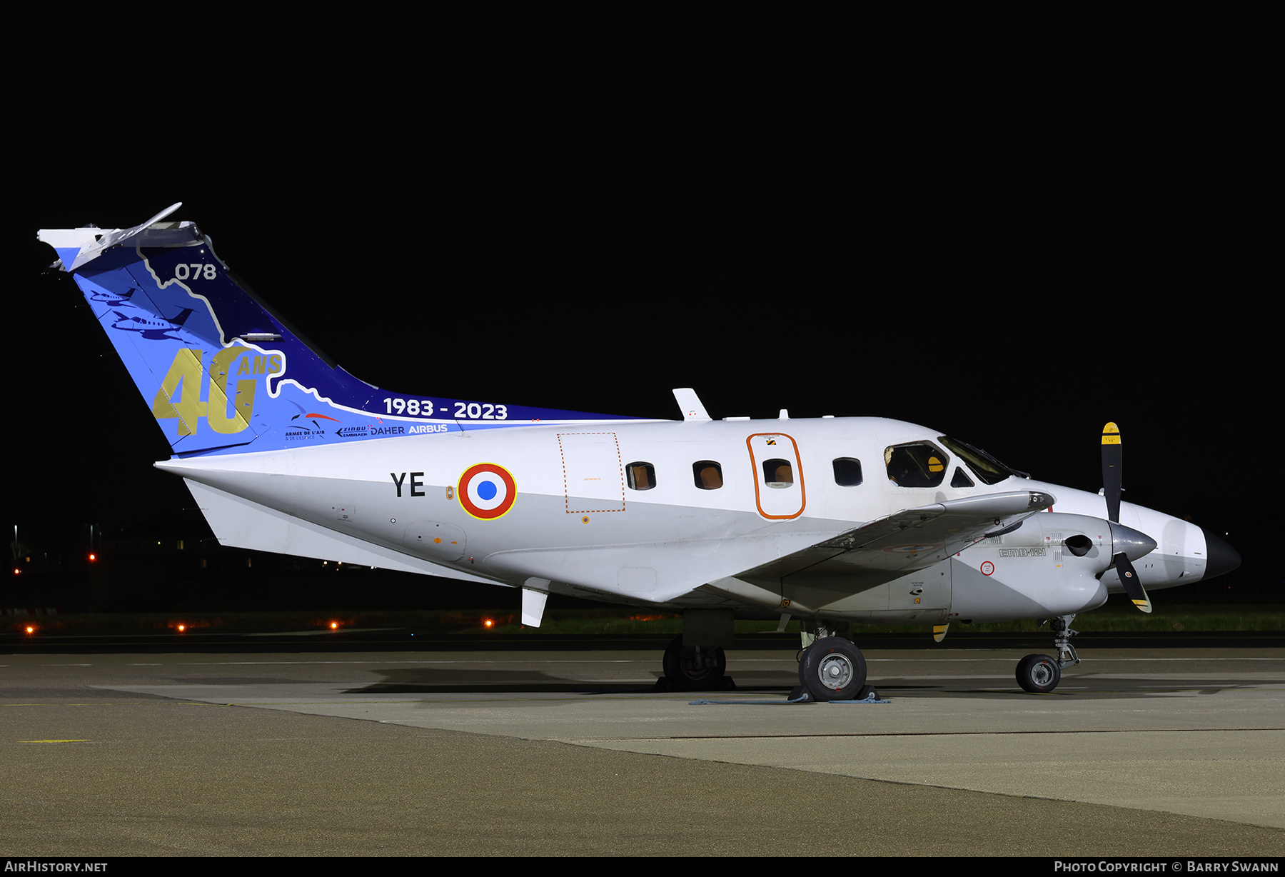 Aircraft Photo of 078 | Embraer EMB-121AA Xingu | France - Air Force | AirHistory.net #666707