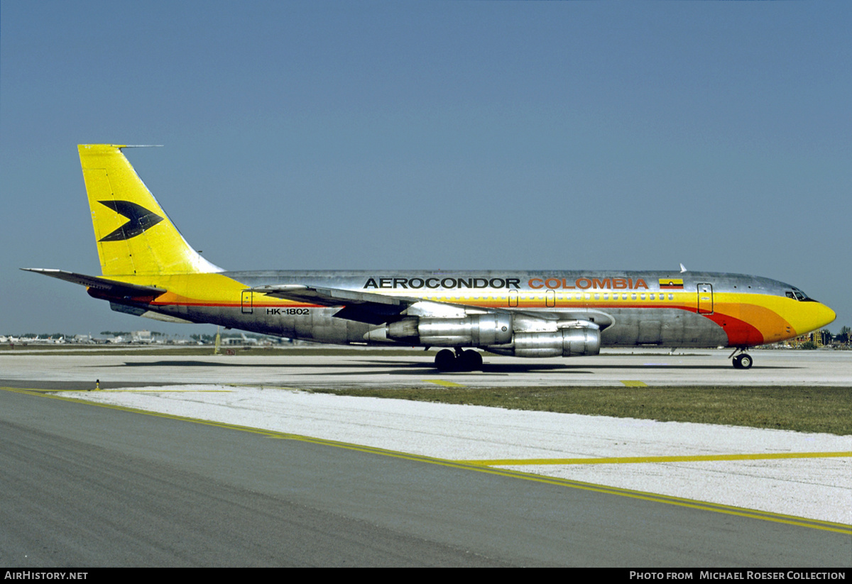 Aircraft Photo of HK-1802 | Boeing 707-123(B) | Aerocóndor | AirHistory.net #666715