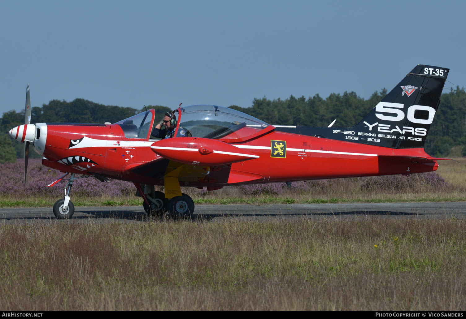 Aircraft Photo of ST-35 | SIAI-Marchetti SF-260M | Belgium - Air Force | AirHistory.net #666743