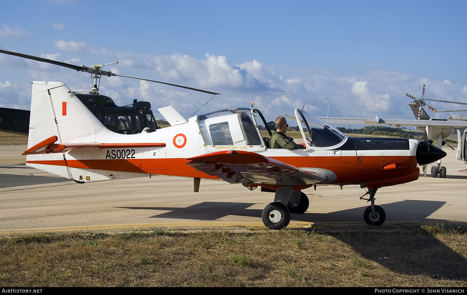 Aircraft Photo of AS0022 | Scottish Aviation Bulldog T1 | Malta - Air Force | AirHistory.net #666747