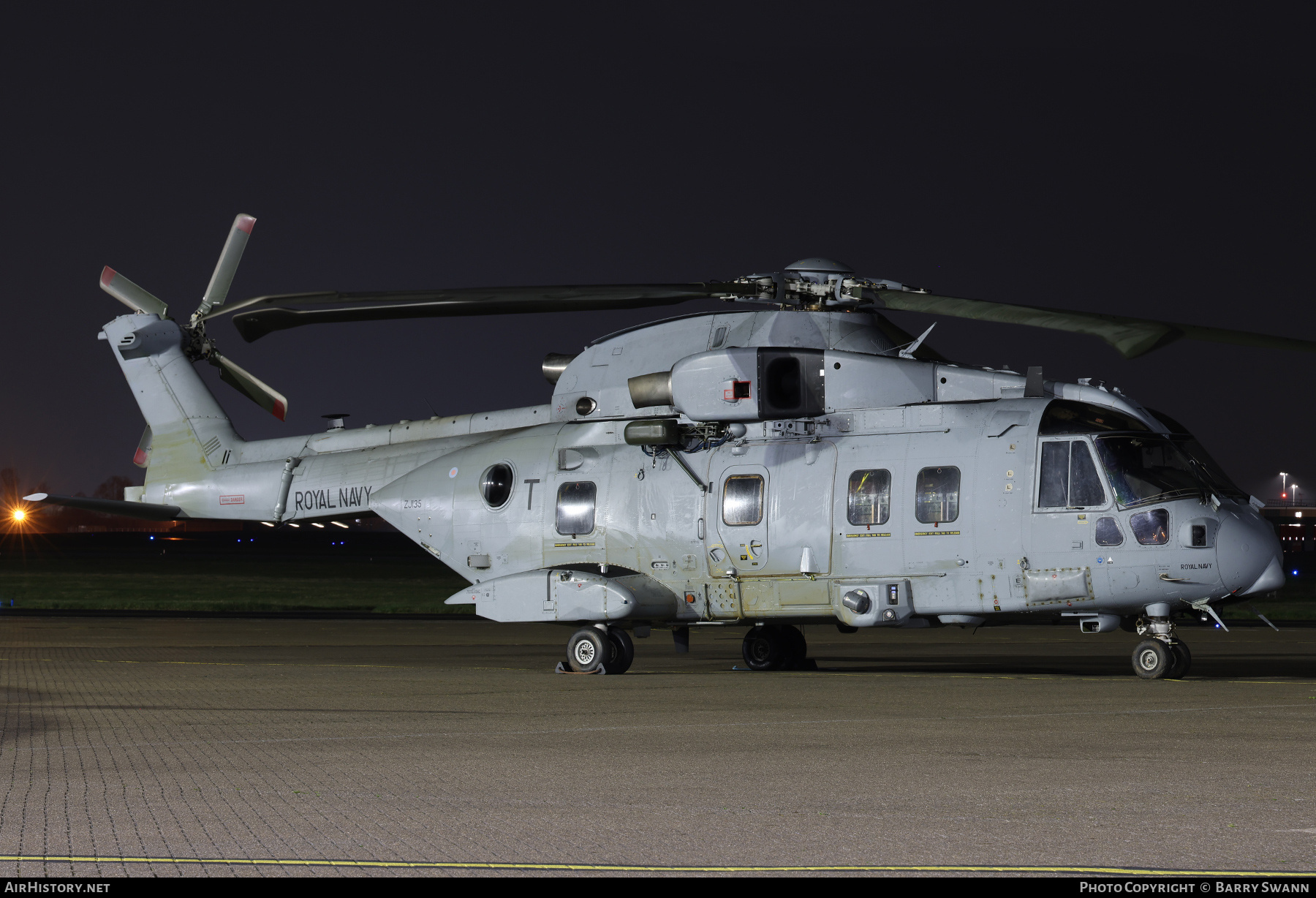 Aircraft Photo of ZJ135 | EHI EH101-411 Merlin HC4 | UK - Navy | AirHistory.net #666754