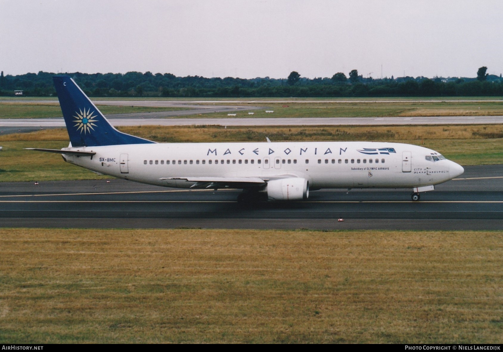 Aircraft Photo of SX-BMC | Boeing 737-42J | Macedonian Airlines | AirHistory.net #666778