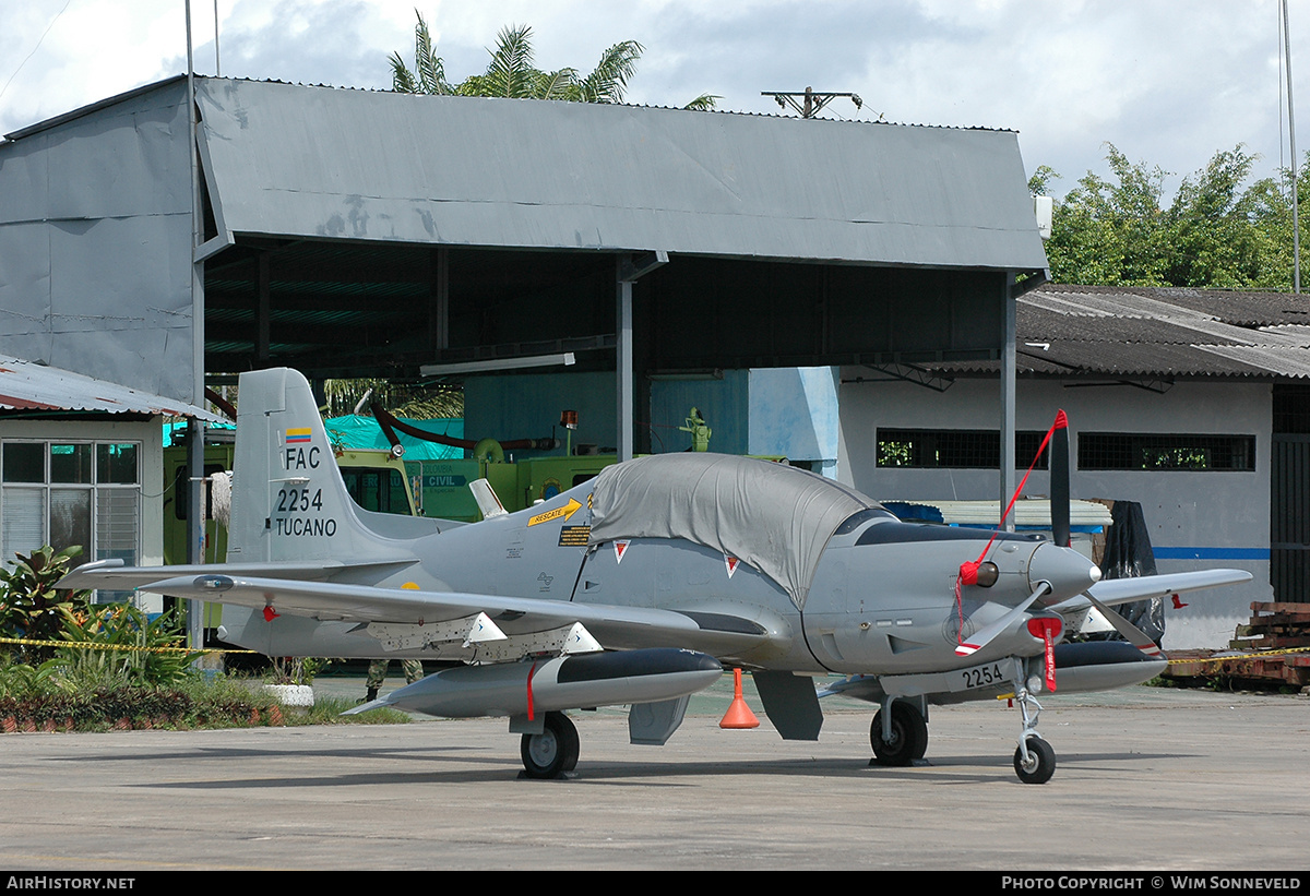 Aircraft Photo of FAC2254 | Embraer AT-27 Tucano | Colombia - Air Force | AirHistory.net #666789