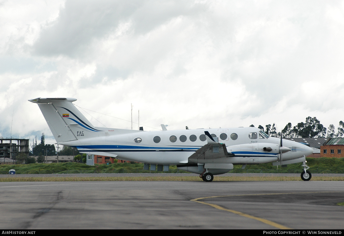 Aircraft Photo of FAC5746 | Raytheon 350 King Air (B300) | Colombia - Air Force | AirHistory.net #666792