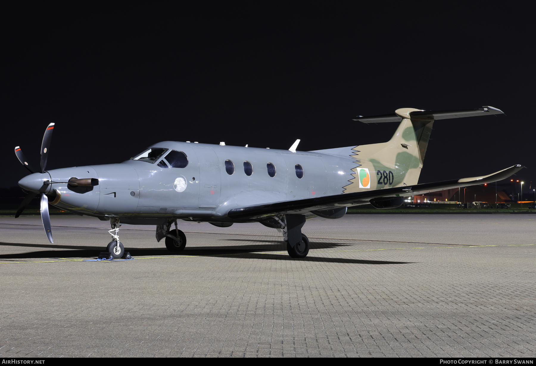 Aircraft Photo of 280 | Pilatus PC-12NG (PC-12/47E) | Ireland - Air Force | AirHistory.net #666813