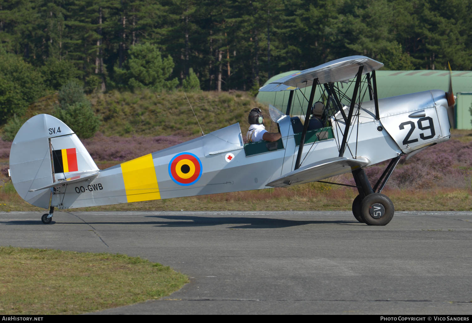 Aircraft Photo of OO-GWB | Stampe-Vertongen SV-4B | Belgium - Air Force | AirHistory.net #666818