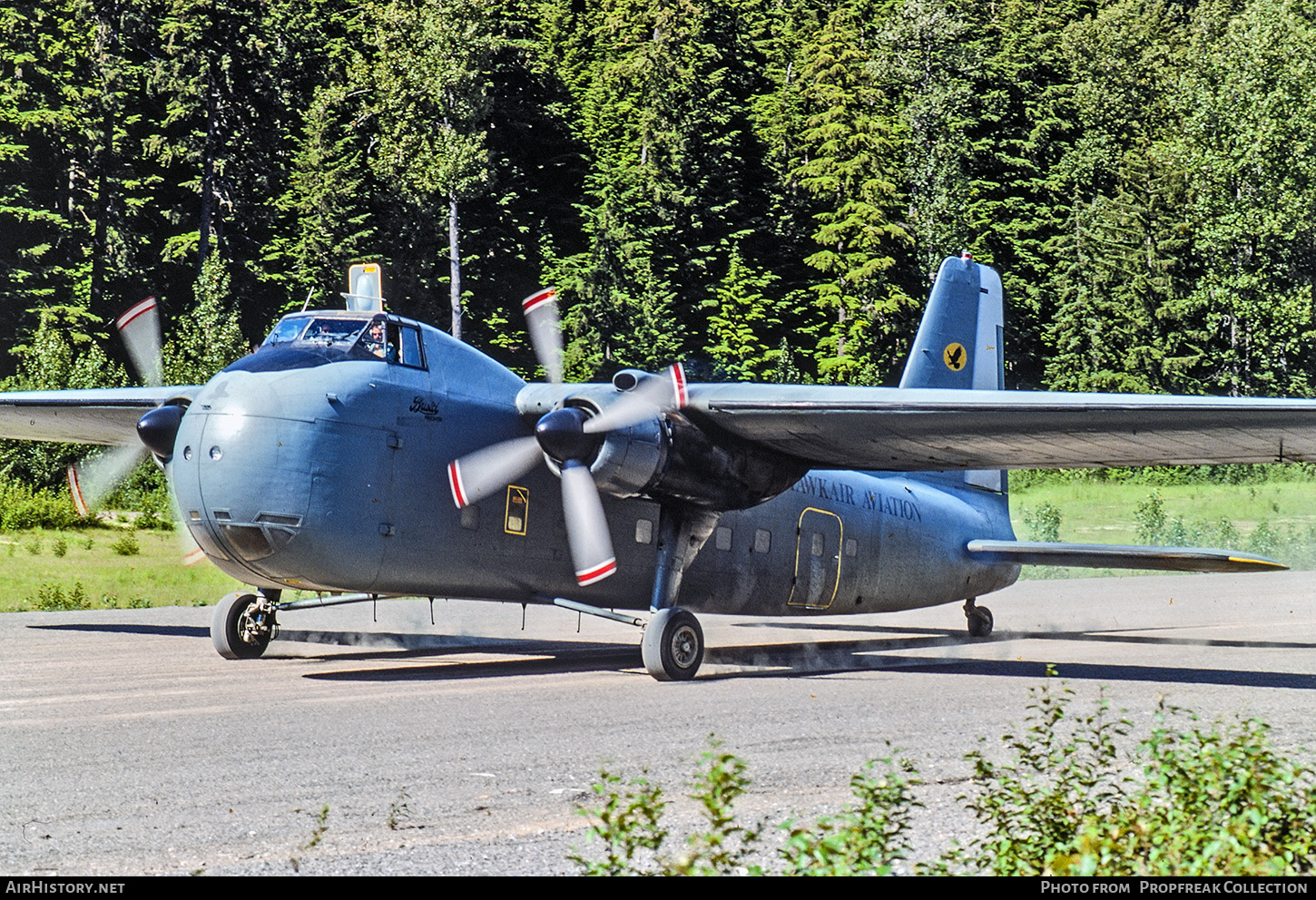 Aircraft Photo of C-GYQS | Bristol 170 Freighter Mk31M | Hawkair Aviation Services | AirHistory.net #666828