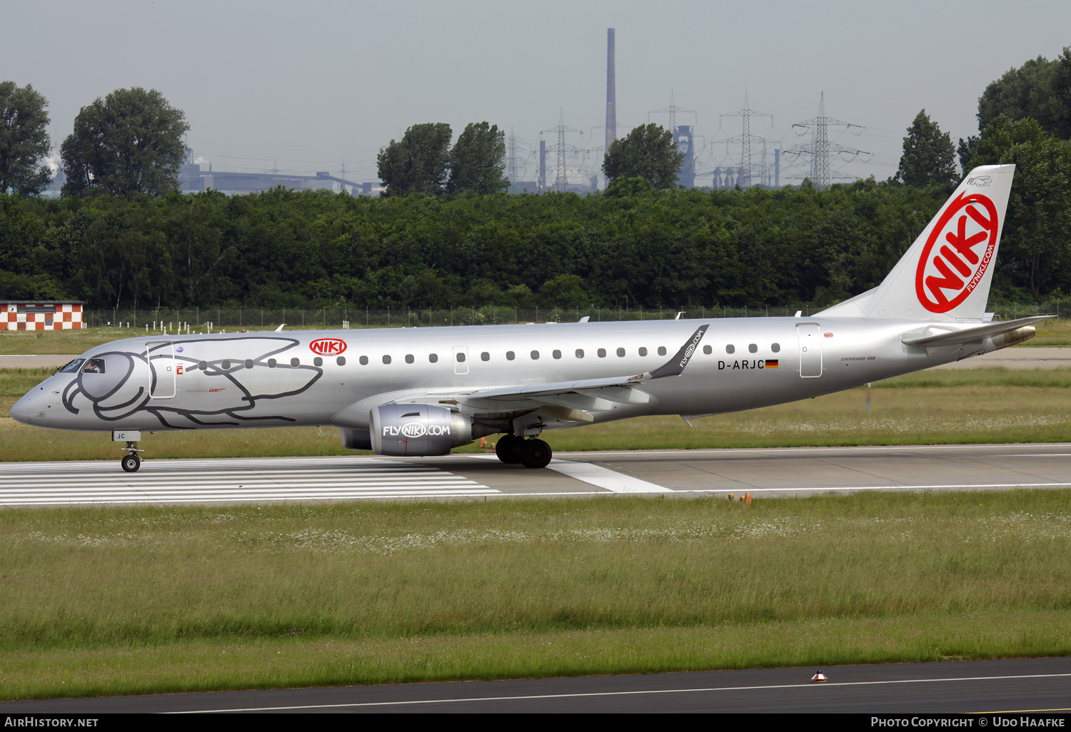 Aircraft Photo of D-ARJC | Embraer 190LR (ERJ-190-100LR) | Niki | AirHistory.net #666850