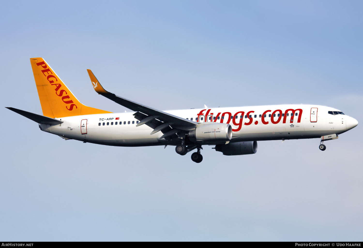 Aircraft Photo of TC-ARP | Boeing 737-82R | Pegasus Airlines | AirHistory.net #666852