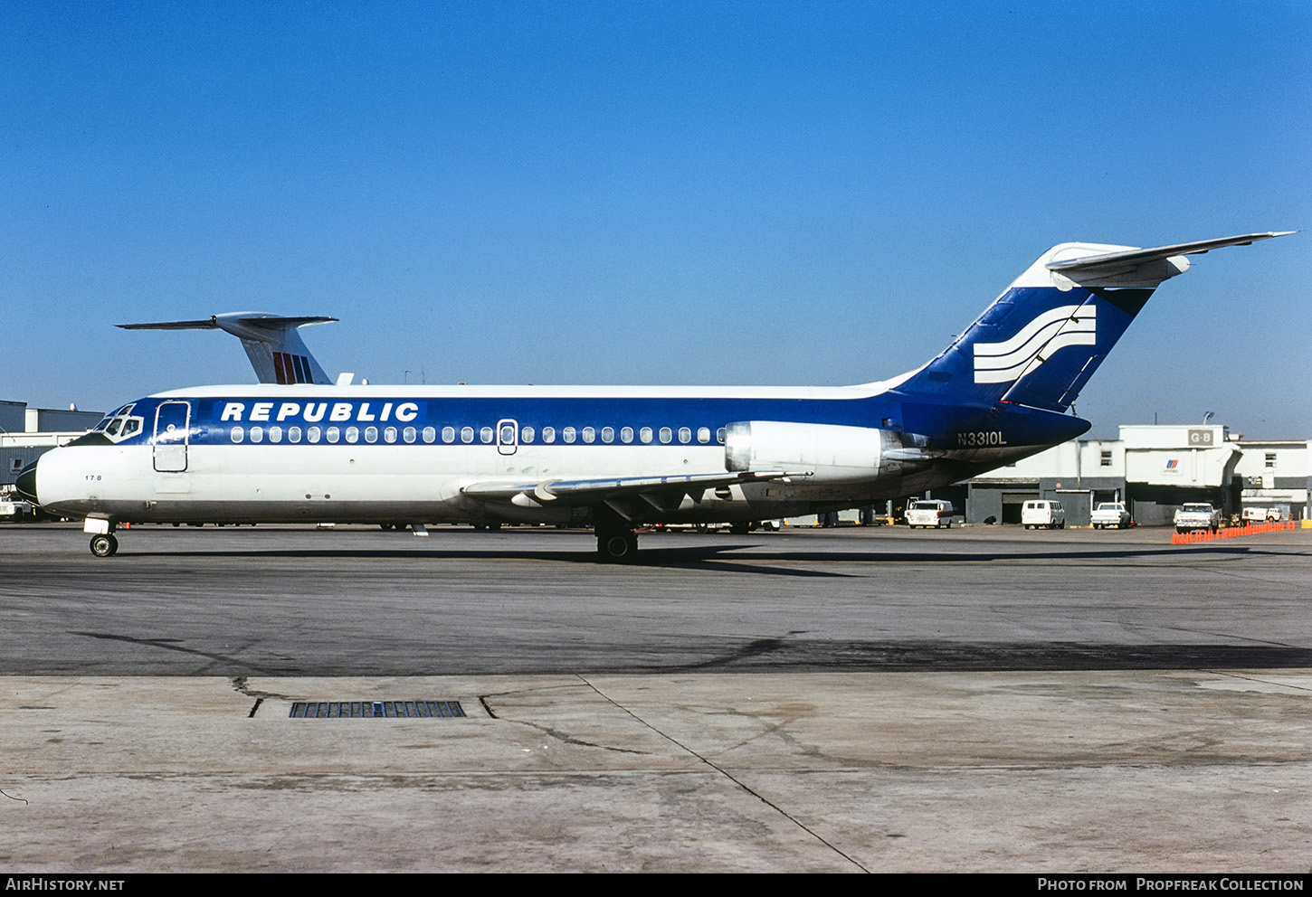 Aircraft Photo of N3310L | Douglas DC-9-14 | Republic Airlines | AirHistory.net #666872