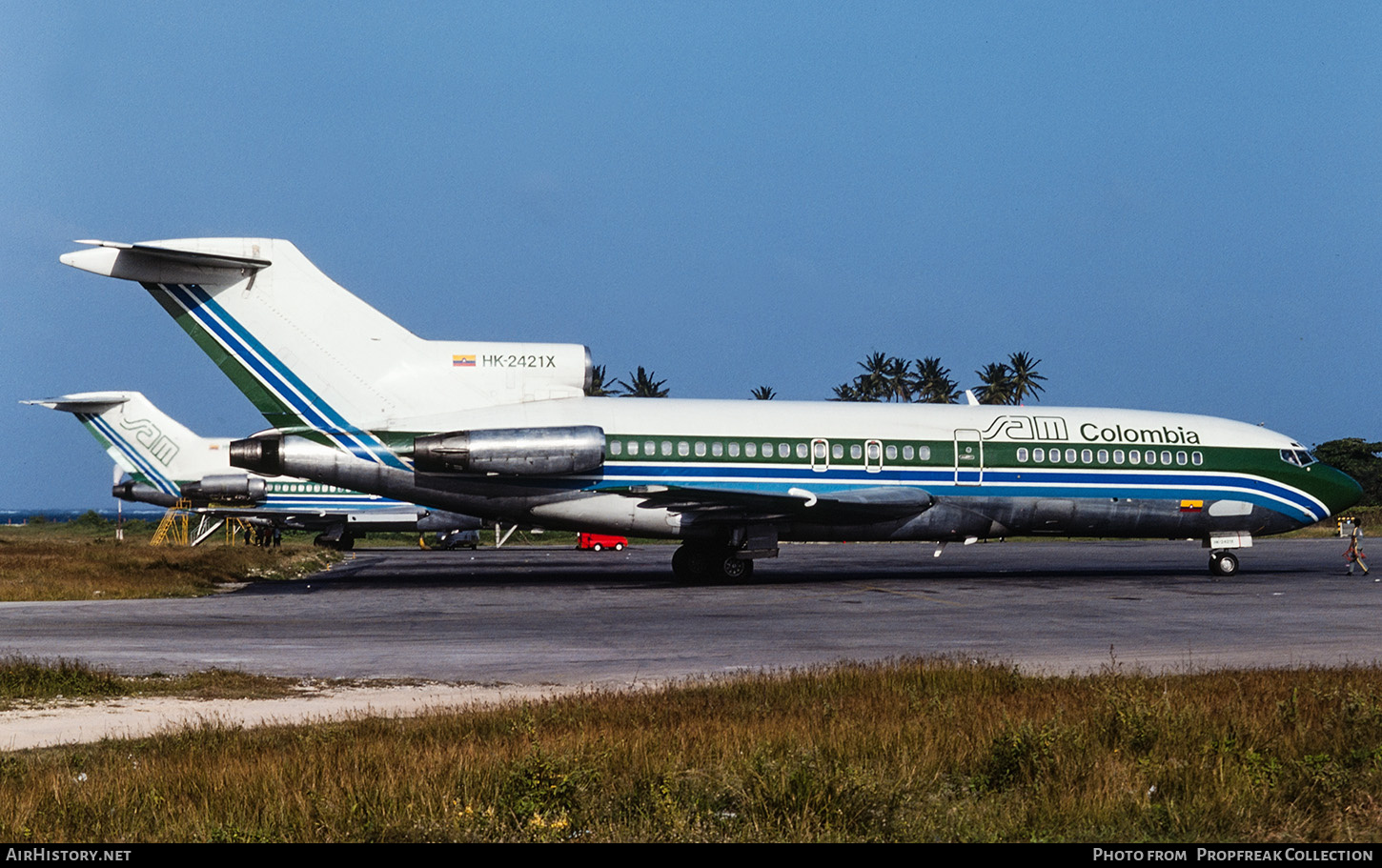 Aircraft Photo of HK-2421X | Boeing 727-46 | SAM - Sociedad Aeronáutica de Medellín | AirHistory.net #666883